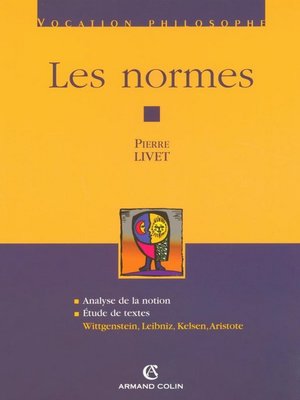 cover image of Les normes